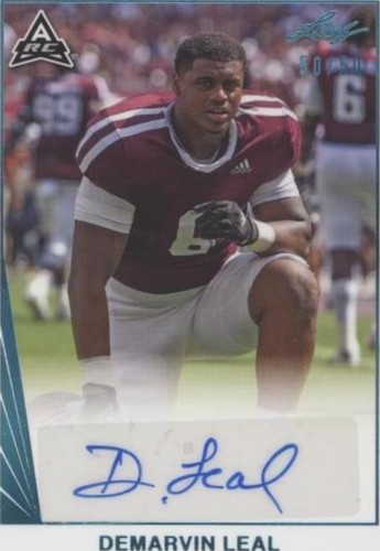 2021 Leaf Memories DeMarvin Leal #BA-DL1