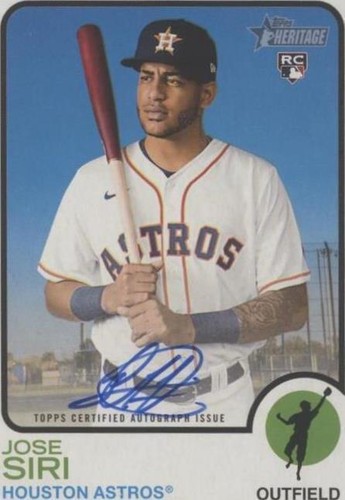 2022 Topps Heritage High Number - Jose Siri #ROA-JSI