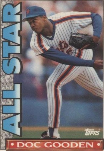 1990 Topps TV Glossy All-Star Set - Dwight Gooden #58