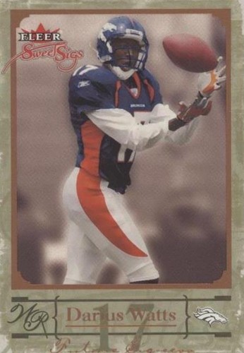 2004 Fleer Sweet Sigs Darius Watts #83