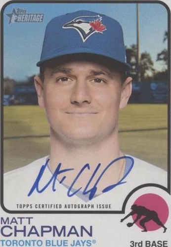 2022 Topps Heritage High Number - Matt Chapman #ROA-MC
