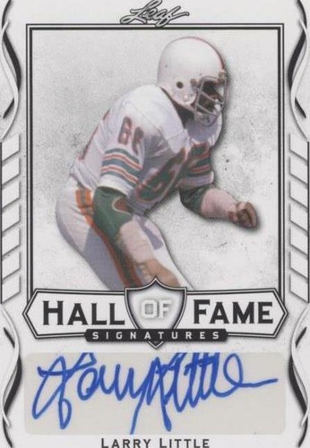 2021 Leaf Signature Larry Little #HOF-LL1