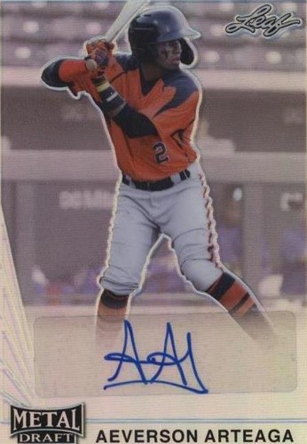 2021 Leaf Metal Draft - Aeverson Arteaga #LA-AA1