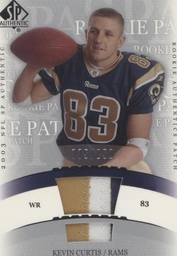 2003 SP Authentic Kevin Curtis #242
