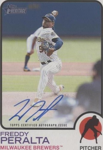 2022 Topps Heritage High Number - Freddy Peralta #ROA-FP