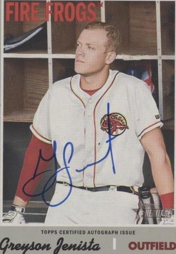 2019 Topps Heritage Minor League Edition - Greyson Jenista #ROA-GJ