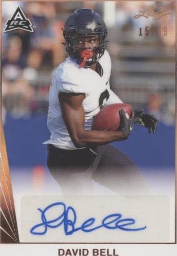 2021 Leaf Memories David Bell #BA-DB1