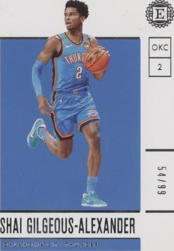 2018 Encased Shai Gilgeous-Alexander Scripted Auto RC NBA
