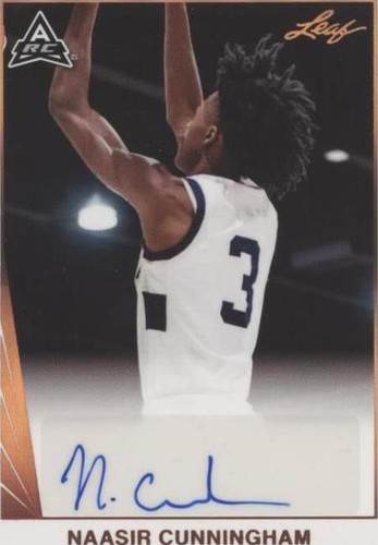 2021-22 Leaf Memories - Naasir Cunningham #BA-NC1