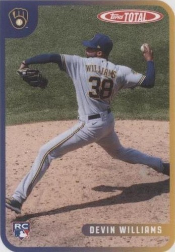 2020 Topps Total - Devin Williams #850