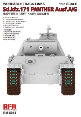 RYEFIELD MODEL RFM RM-5014 1/35 Workable Track for Sd.kfz.171 Panther Ausf.A/G