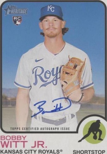 2022 Topps Heritage High Number - Bobby Witt Jr. #ROA-BW
