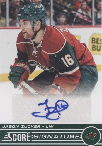 2013-14 Score - Jason Zucker #SS-JZ