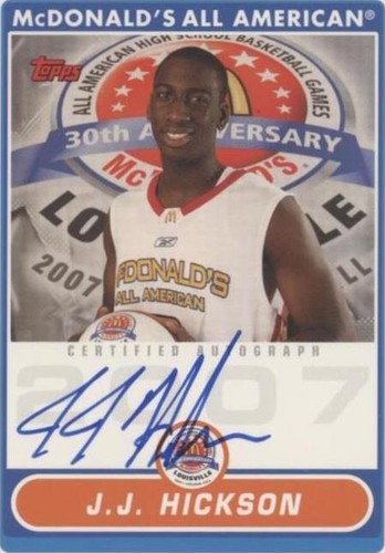 2007-08 Topps McDonald's All American - J.J. Hickson #JJH