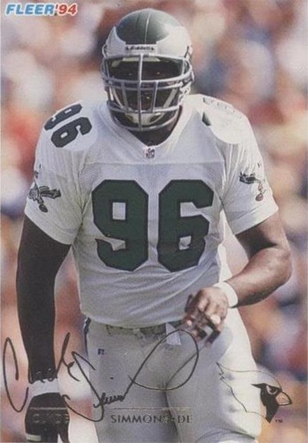 1994 Fleer Clyde Simmons #14
