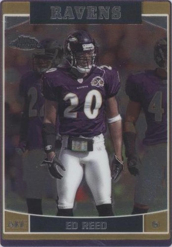 2006 Topps Chrome Ed Reed #111