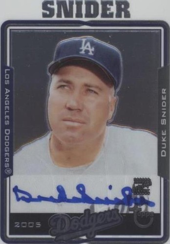 2005 Topps Retired Signature Edition - Duke Snider #TA-DS