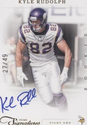 2011 Panini Prime Signatures Kyle Rudolph #247