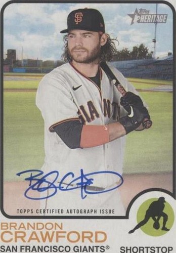 2022 Topps Heritage High Number - Brandon Crawford #ROA-BC