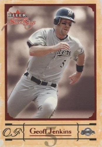 2004 Fleer Sweet Sigs - Geoff Jenkins #40