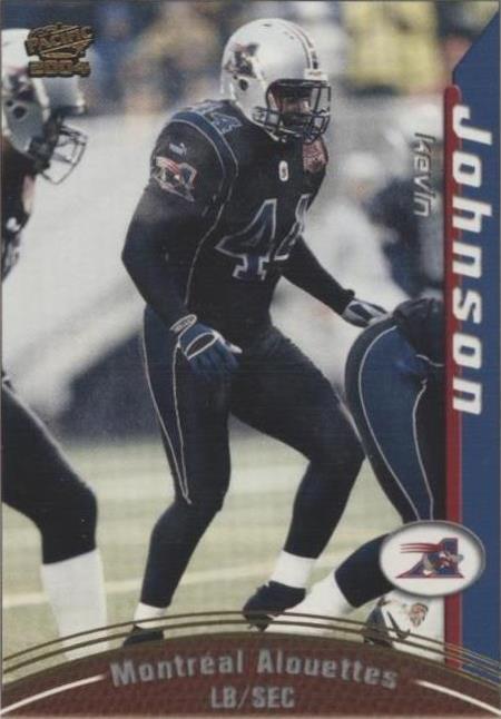 2004 Pacific CFL Kevin Johnson #57