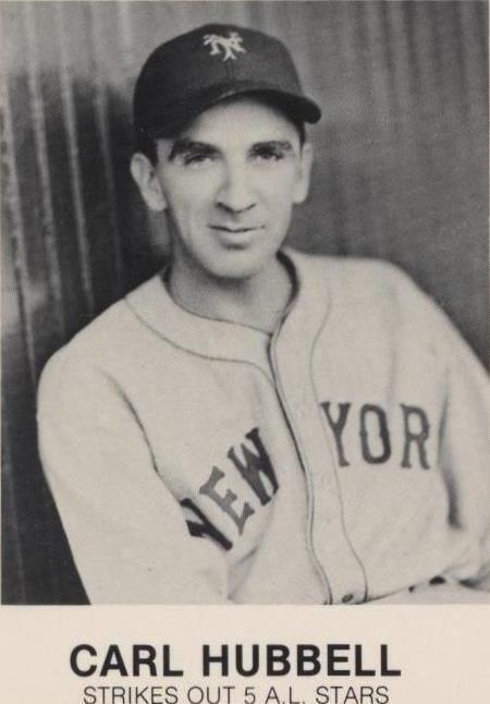 カール・ハッベル　公式サインカード Carl Hubbell Trading Cards for sale | eBay