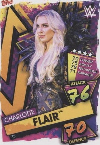 2021 Topps WWE Slam Attax - Charlotte #33