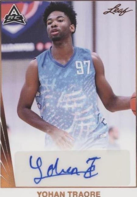 2021-22 Leaf Memories - Yohan Traore #BA-YT1
