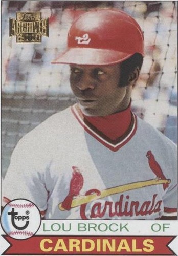 2001 Topps Archives - Lou Brock #150