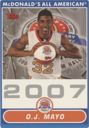 2007-08 Topps McDonald's All American - O.J. Mayo #OJM