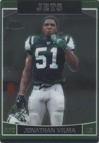 2006 Topps Chrome Jonathan Vilma #1