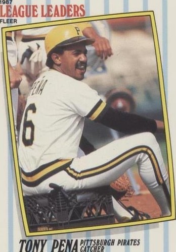 1987 Fleer Major League Leaders - Tony Pena #35