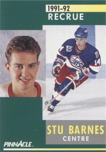 1991-92 Pinnacle French - Stu Barnes #319