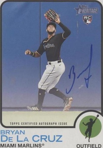 2022 Topps Heritage - Bryan De La Cruz #ROA-BDLC