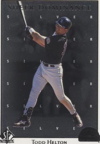 1998 SP Authentic - Todd Helton #SD27