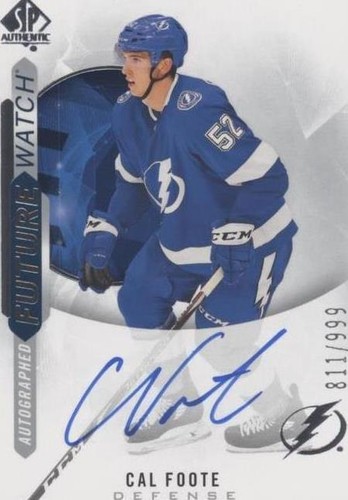 2020-21 SP Authentic - Cal Foote #201