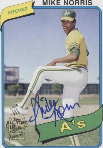2005 Topps All-Time Fan Favorites - Mike Norris #FFA-MNO