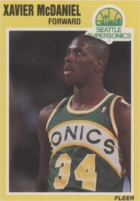 Fleer 1989-90 - Xavier McDaniel #148