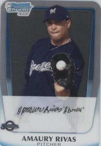 2011 Bowman - Amaury Rivas #BCP27
