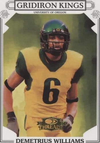 2007 Donruss Threads Demetrius Williams #CGK-32