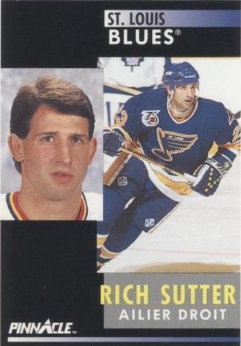 1991-92 Pinnacle French - Rich Sutter #268