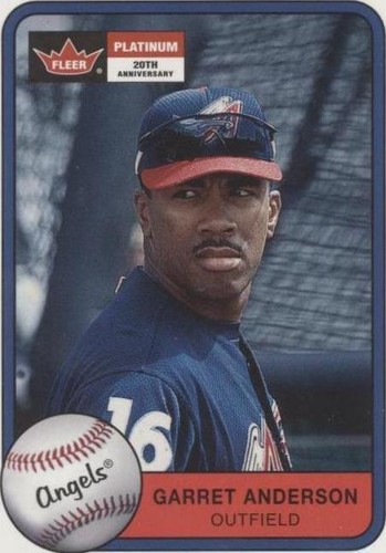 2001 Fleer Platinum - Garret Anderson #25