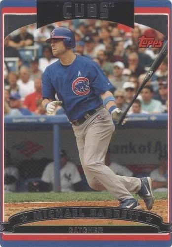 メジャーリーグ　カード　michael Barrett 2006 TOPPS MICHAEL BARRETT #11 CATCHER CHICAGO CUBS BASEBALL