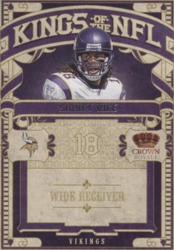 2010 Panini Crown Royale Sidney Rice #25