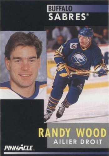 1991-92 Pinnacle French - Randy Wood #104
