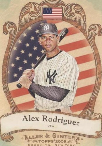 2009 Topps Allen & Ginter's - Alex Rodriguez #NP75