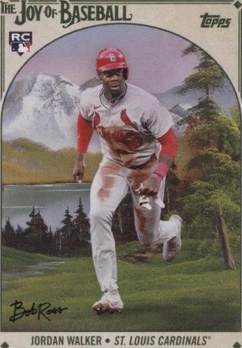 2023 Topps X Bob Ross The Joy of Baseball JORDAN WALKER #10 St