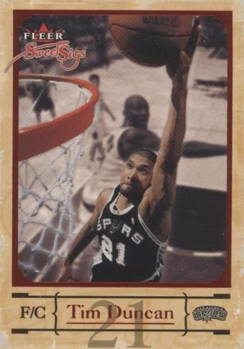 2004-05 Fleer Sweet Sigs - Tim Duncan #53