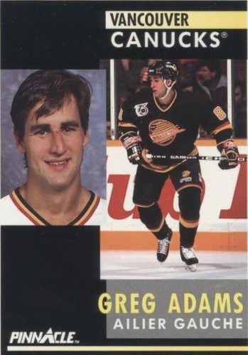 1991-92 Pinnacle French - Greg Adams #218