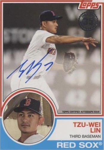 2018 Topps Update Series - Tzu-Wei Lin #83A-TL